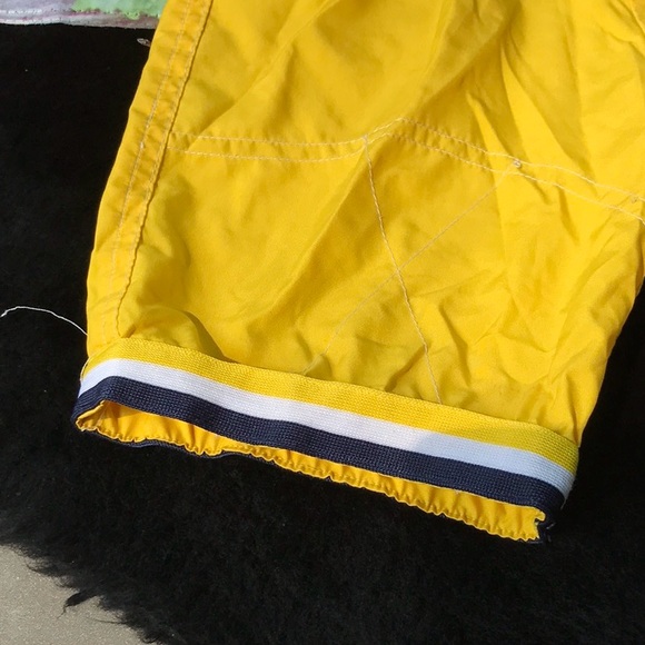 DC Comics Batman Yellow Polyester Wind Shorts Elastic Waist Boys 3T Bat Emblem - Picture 4 of 8